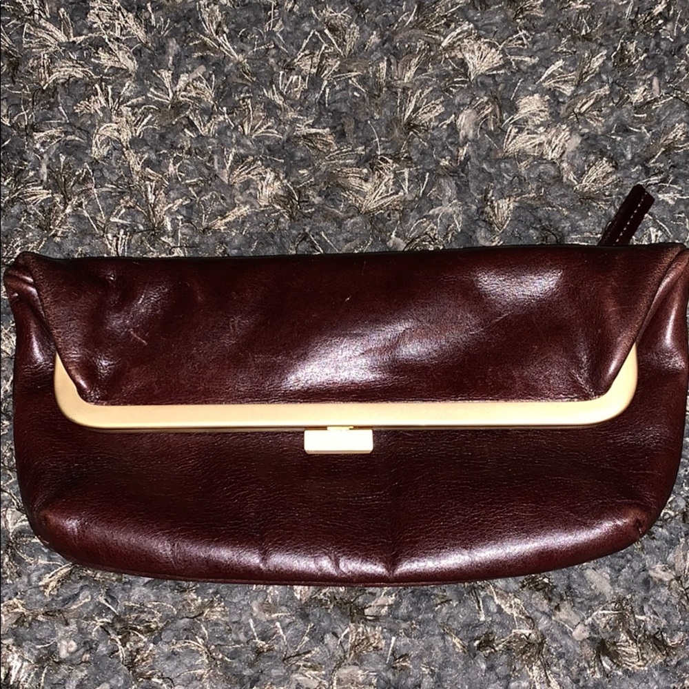 Latico Genuine Leather Flap-Over Clutch
